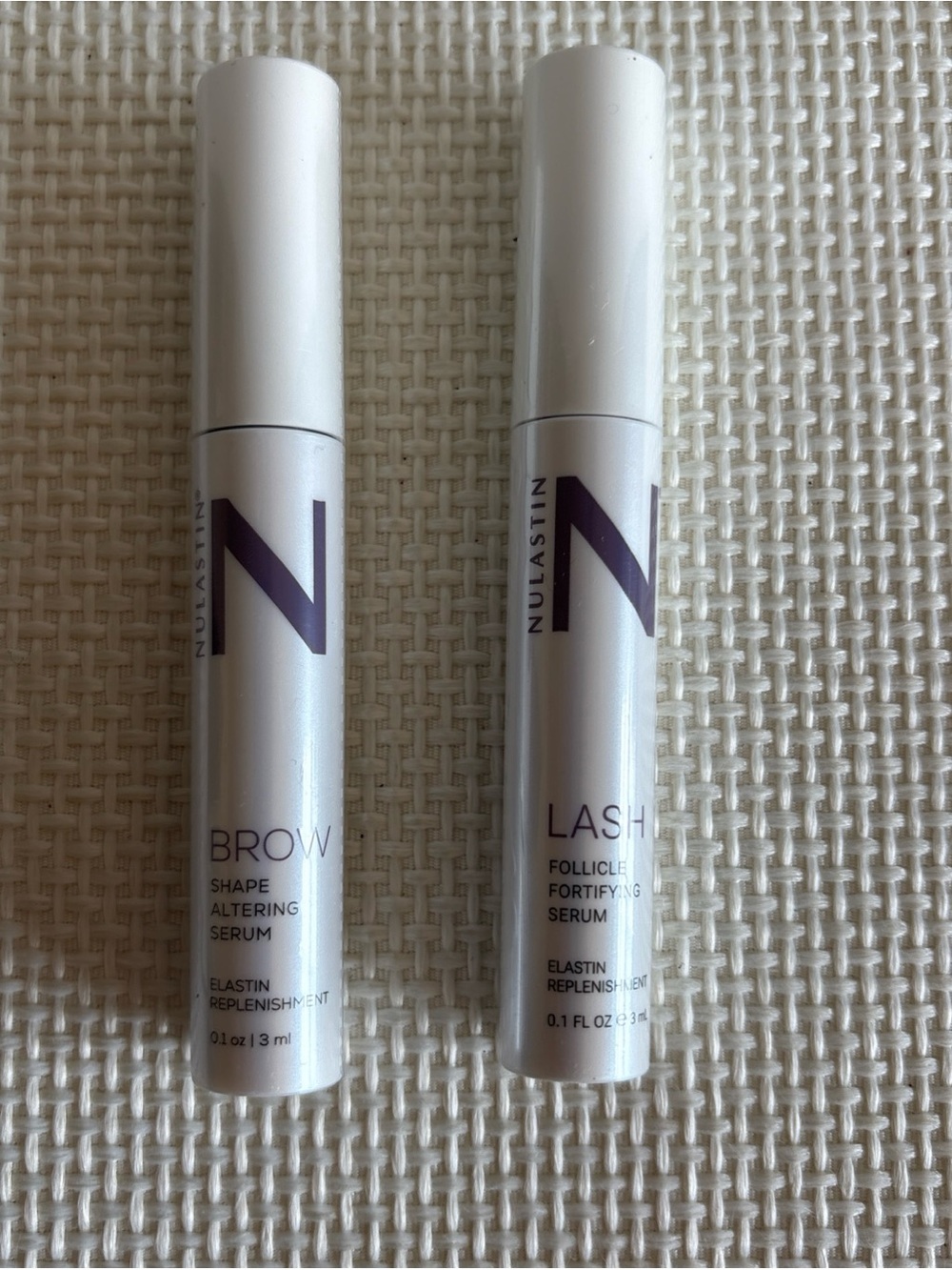 NULASTIN Lash & Brow Serum  3ml Each, NEW & SEALED.